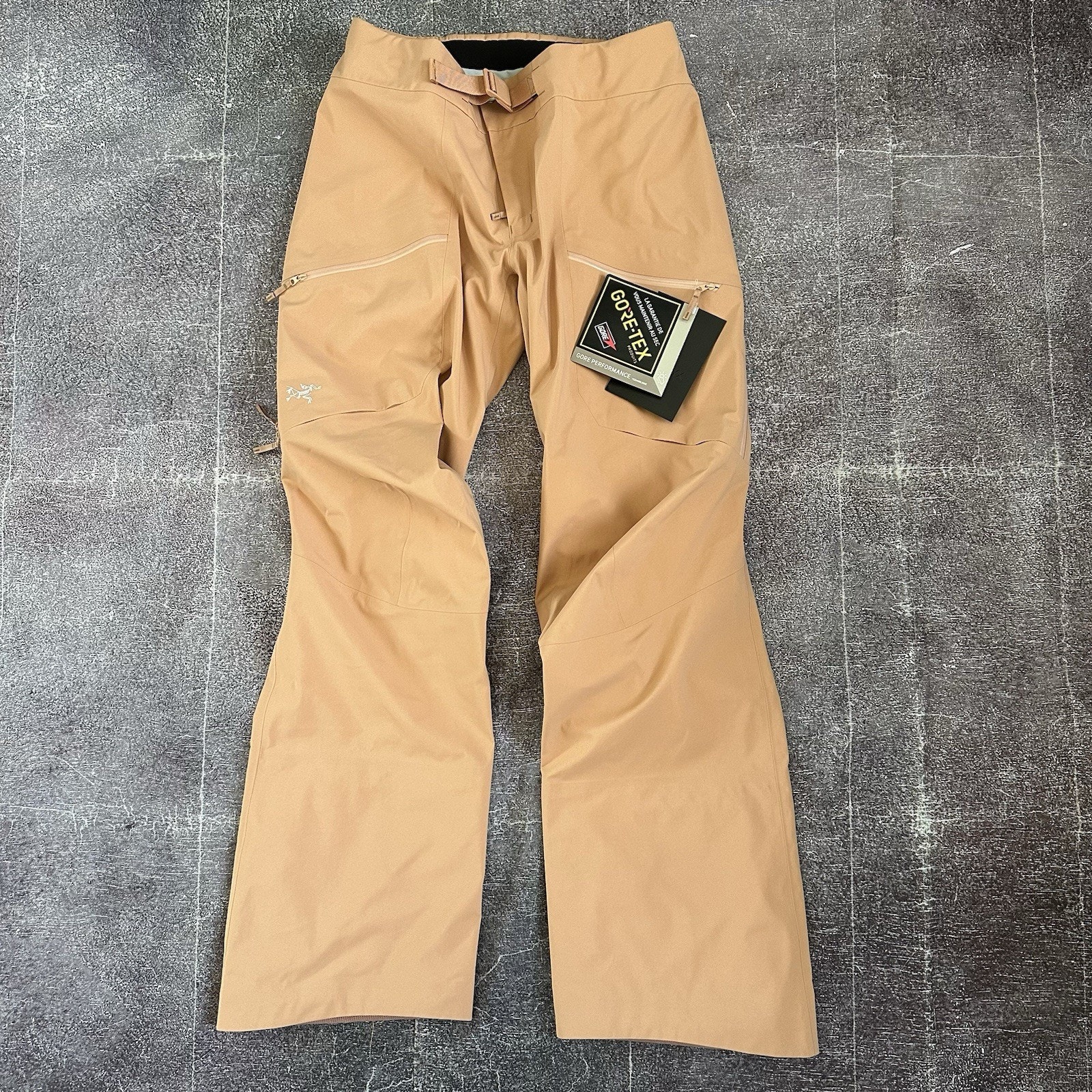 Nwt Womens Arc'teryx Gore Tex Sentinel Hazelnut Winter Snowboard Ski Pants Sz 10